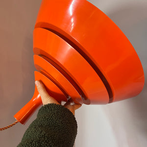 Hängelampe orange von Hans-Agne Jakobsson für Lyfa