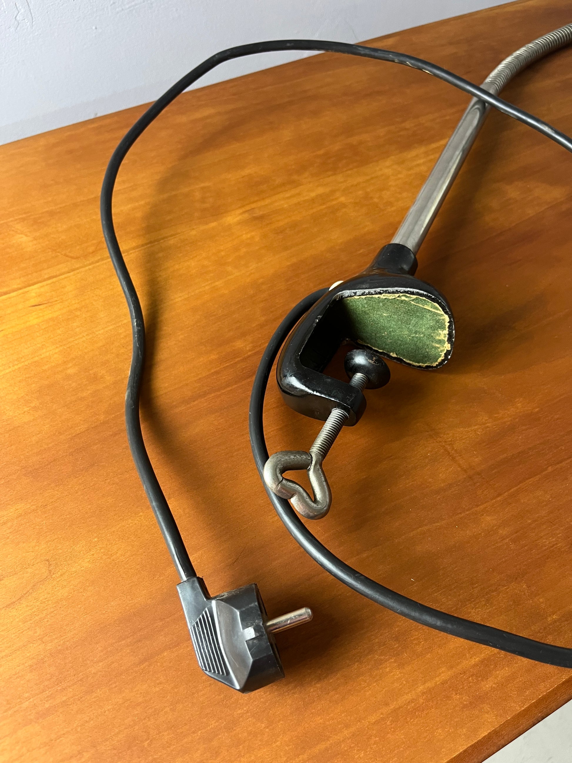 Klemmlampe schwarz von Christian Dell für Kaiser Idell