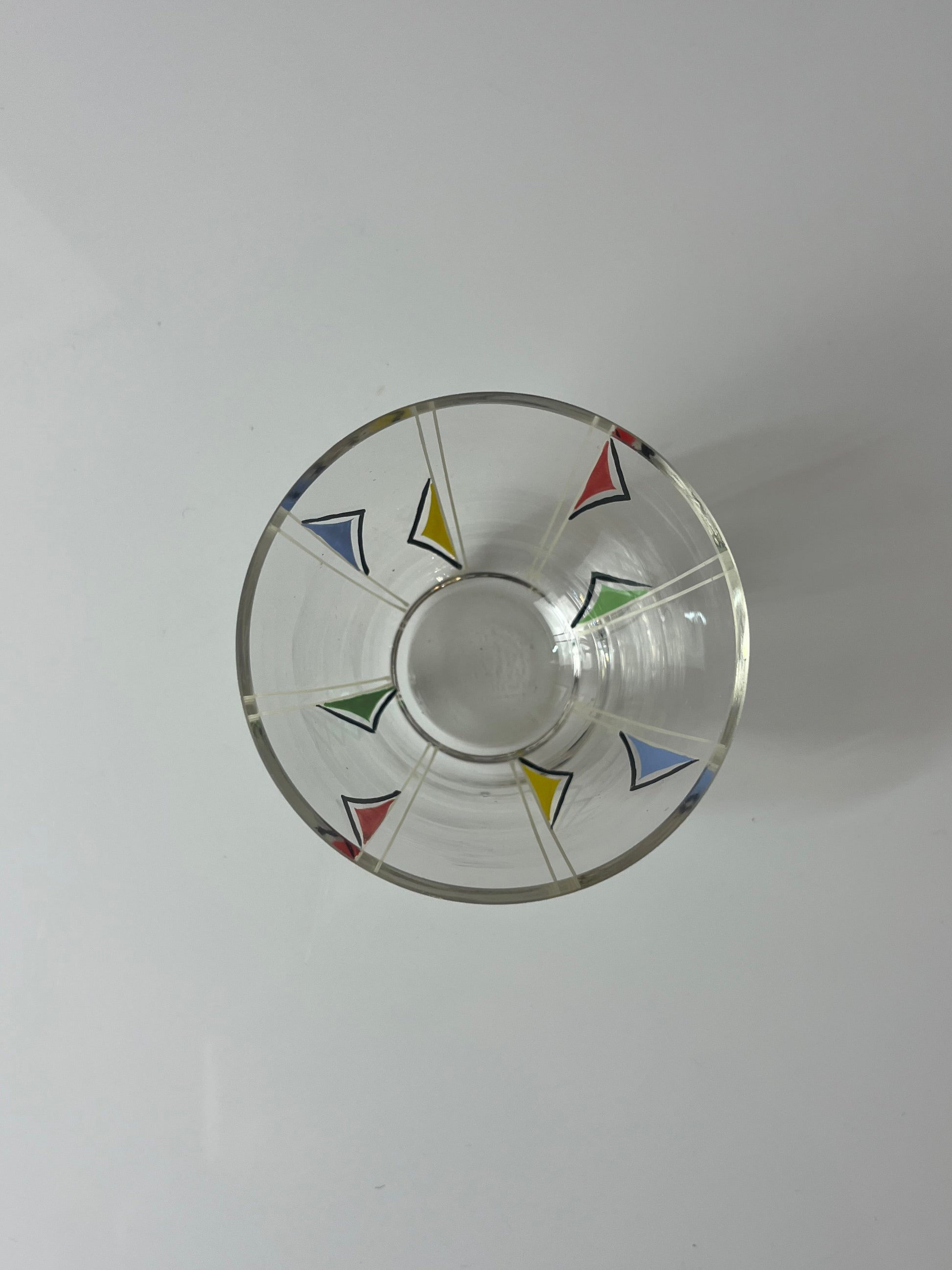 Bowle-Set: 9 Gläser und 1 Terrine bedrucktes Glas