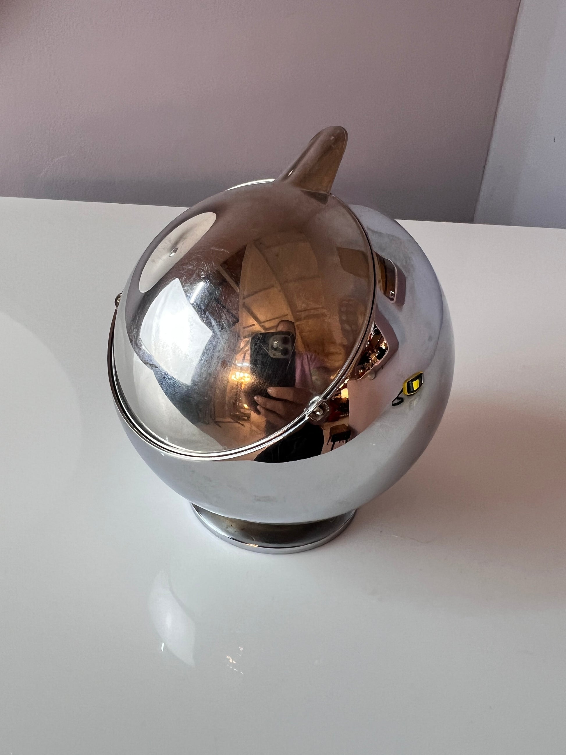 Kugelaschenbecher Chrom von Quist