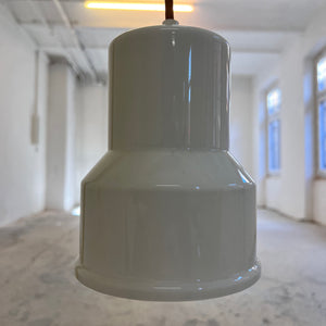 Hängelampe weiß Glas von Sidse Werner für Holmegaard