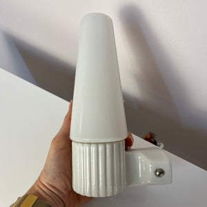 Wandlampe Modell 6020 weiß von Sigvard Bernadotte für Ifö