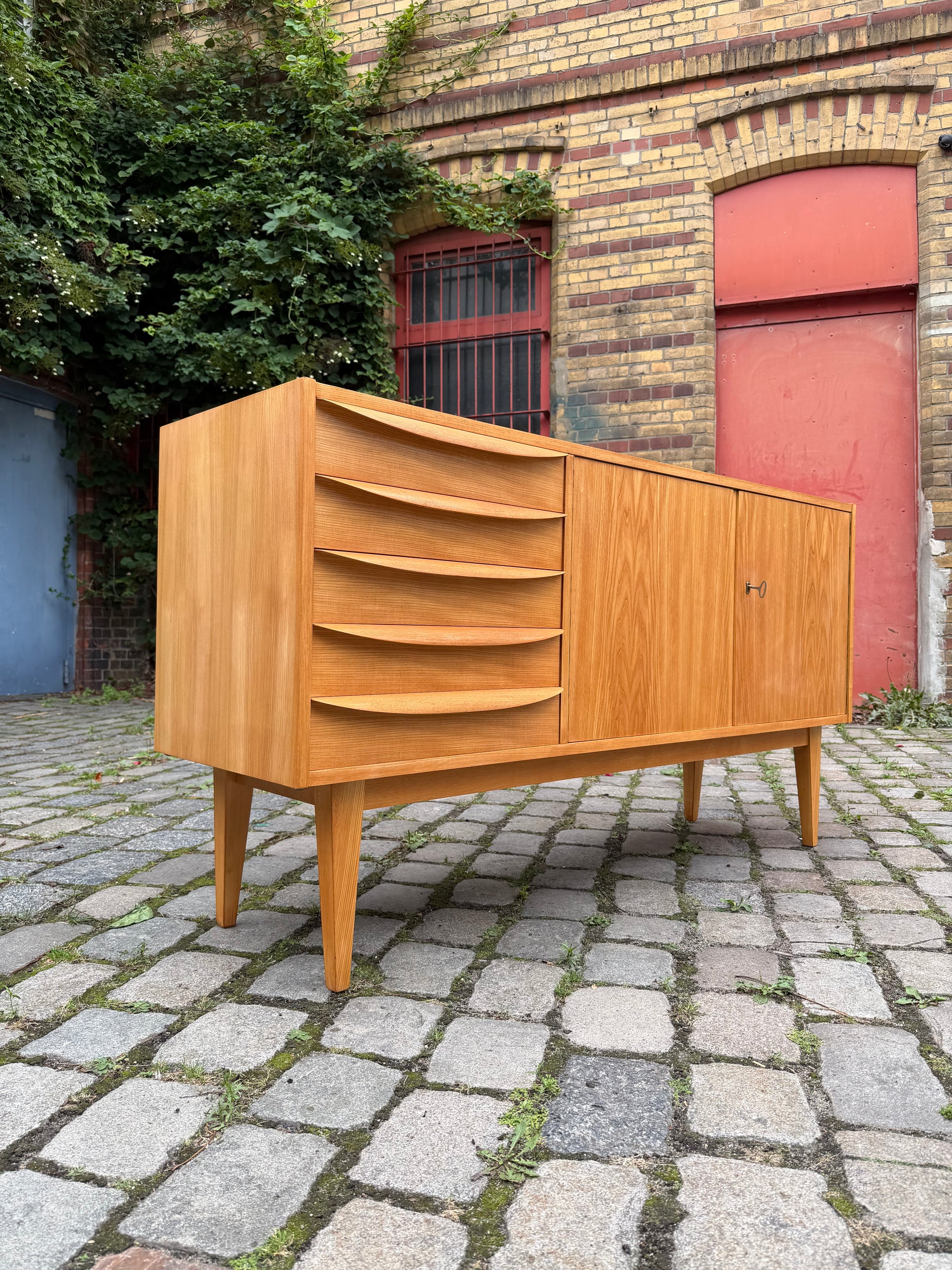 Sideboard Typ 602/K Esche von Franz Ehrlich für Hellerau