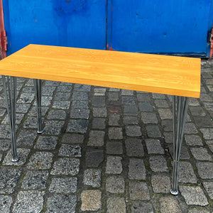 Klubtisch 602/V Esche von Franz Ehrlich für Hellerau UPCYCLING