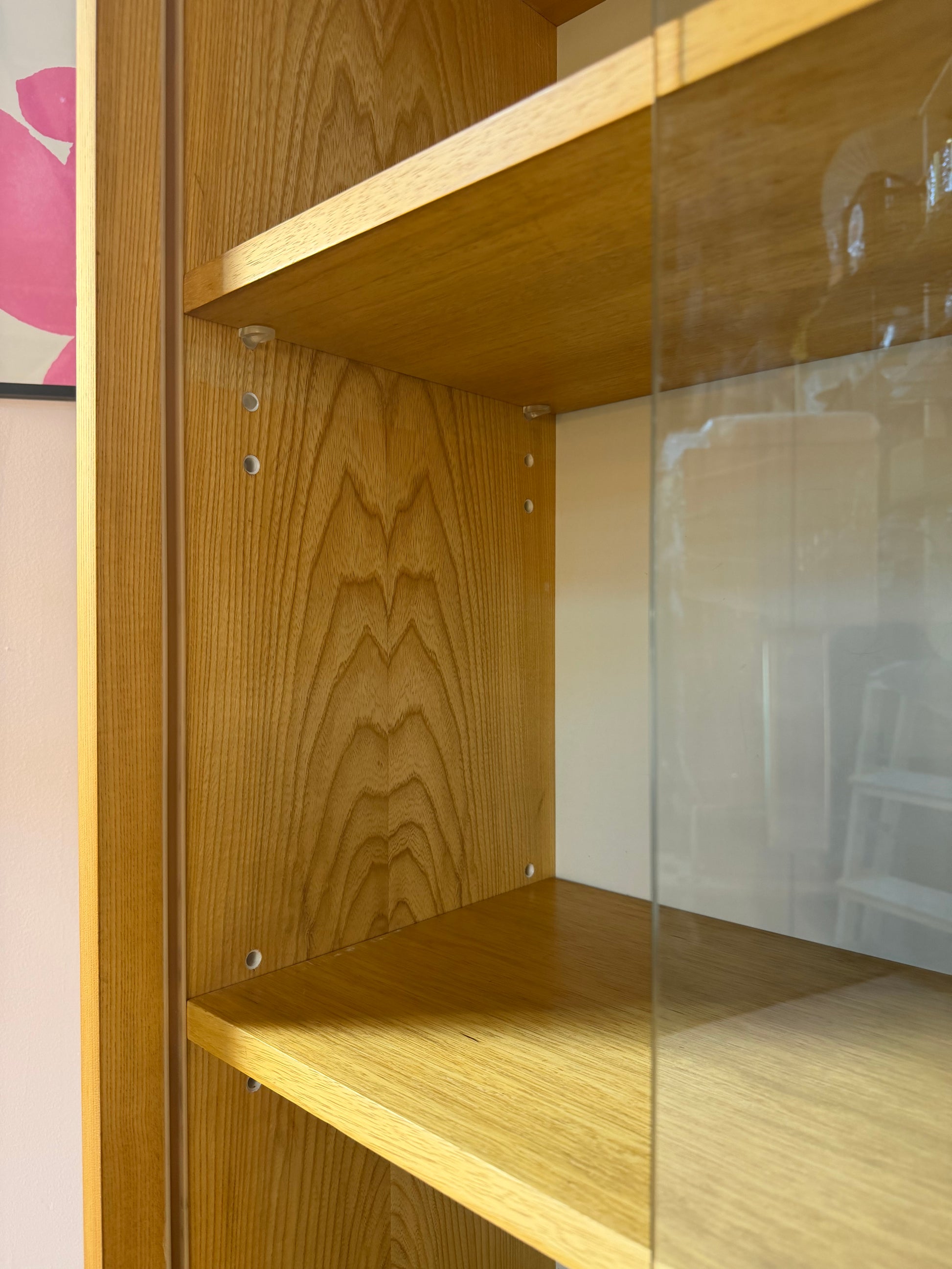Vitrine Typ 430 mit neuen Hairpinlegs von Joachim Nebelung für Hellerau