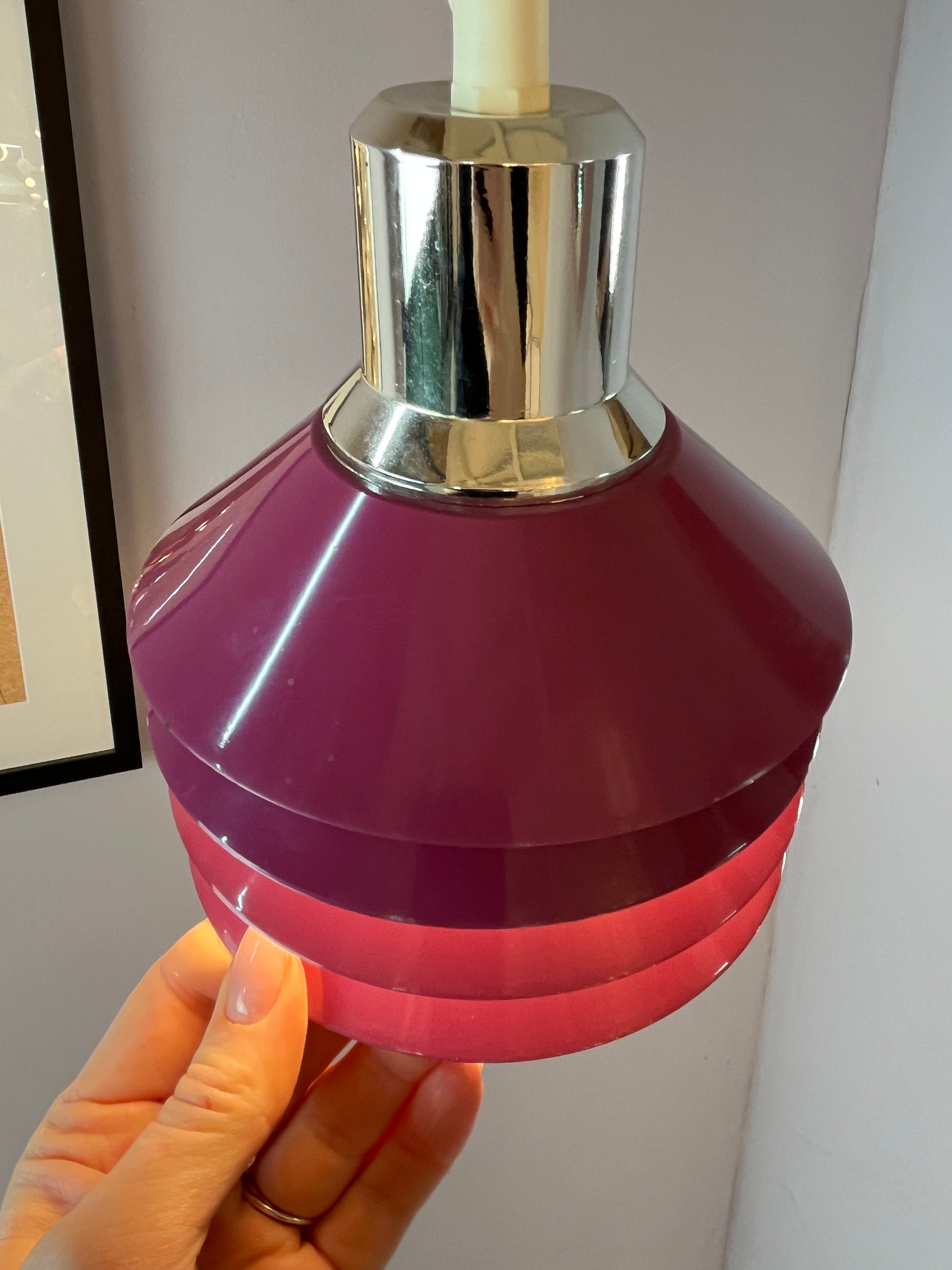 Lamellenlampe Himbeer von Design Light