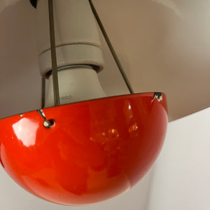 Hängelampe Flowerpot VP1 orange von Verner Panton für Louis Poulsen