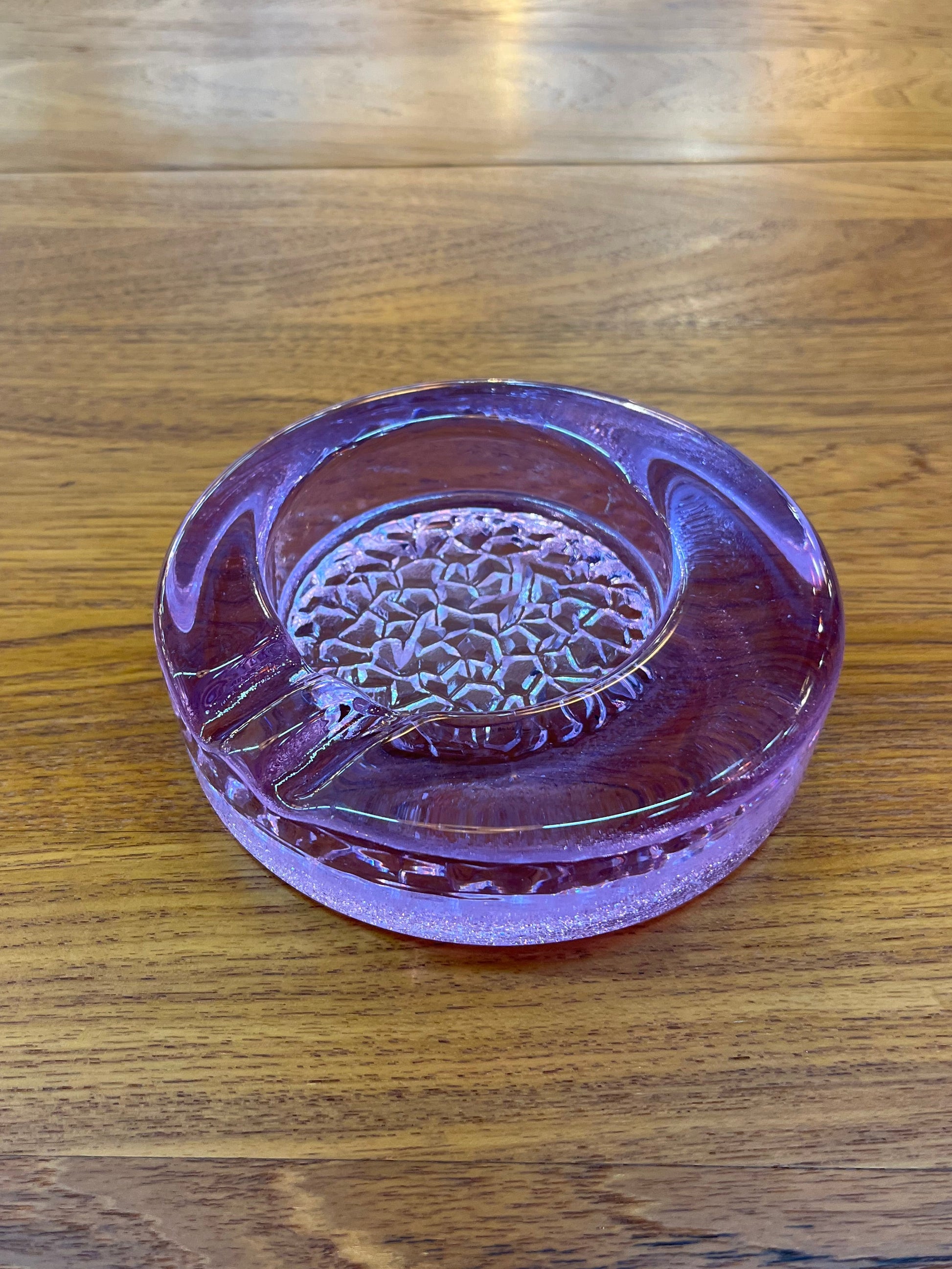 Aschenbecher flieder Neodymglas