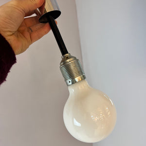 Hängelampe Chromstab mit LED von Glashütte Limburg