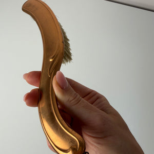 Handfeger mit Griff Kupferoptik