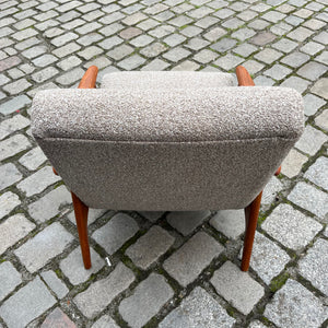 Sessel beige Teak aus Dänemark
