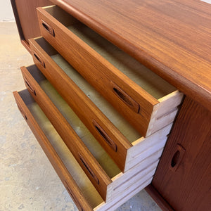 Sideboard Teak von H.P. Hansen - Breite 220 cm