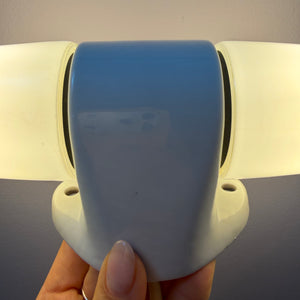 Wandlampe Modell 6068 weiß von Wilhelm Wagenfeld für Lindner