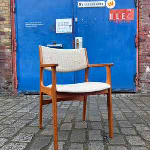 Armlehnstuhl Teak Wolle von Erik Buch für Nova Møbler