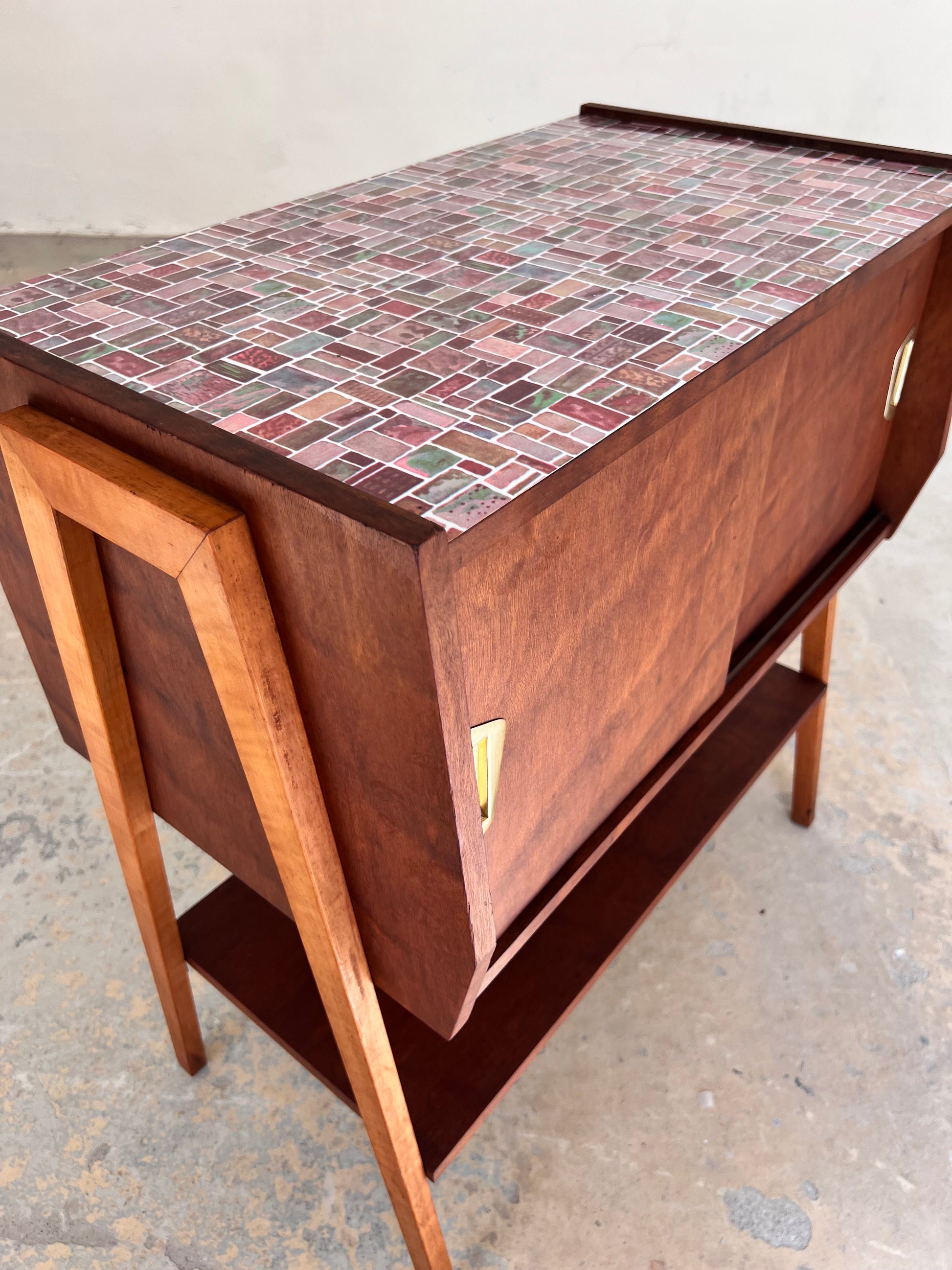 Kleiner Konsolentisch Teak aus Dänemark