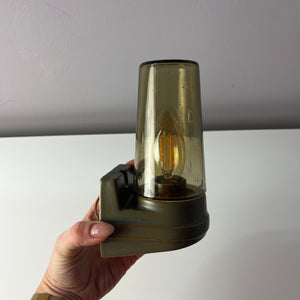 Wandlampe Modell 6080 Rauchglas von Sigvard Bernadotte für Ifö