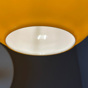Hängelampe gelb Glas