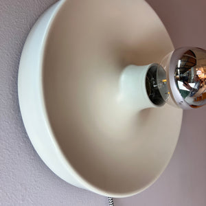 Wandlampe Diskus 25 cm weiß von Charlotte Perriand für Honsel