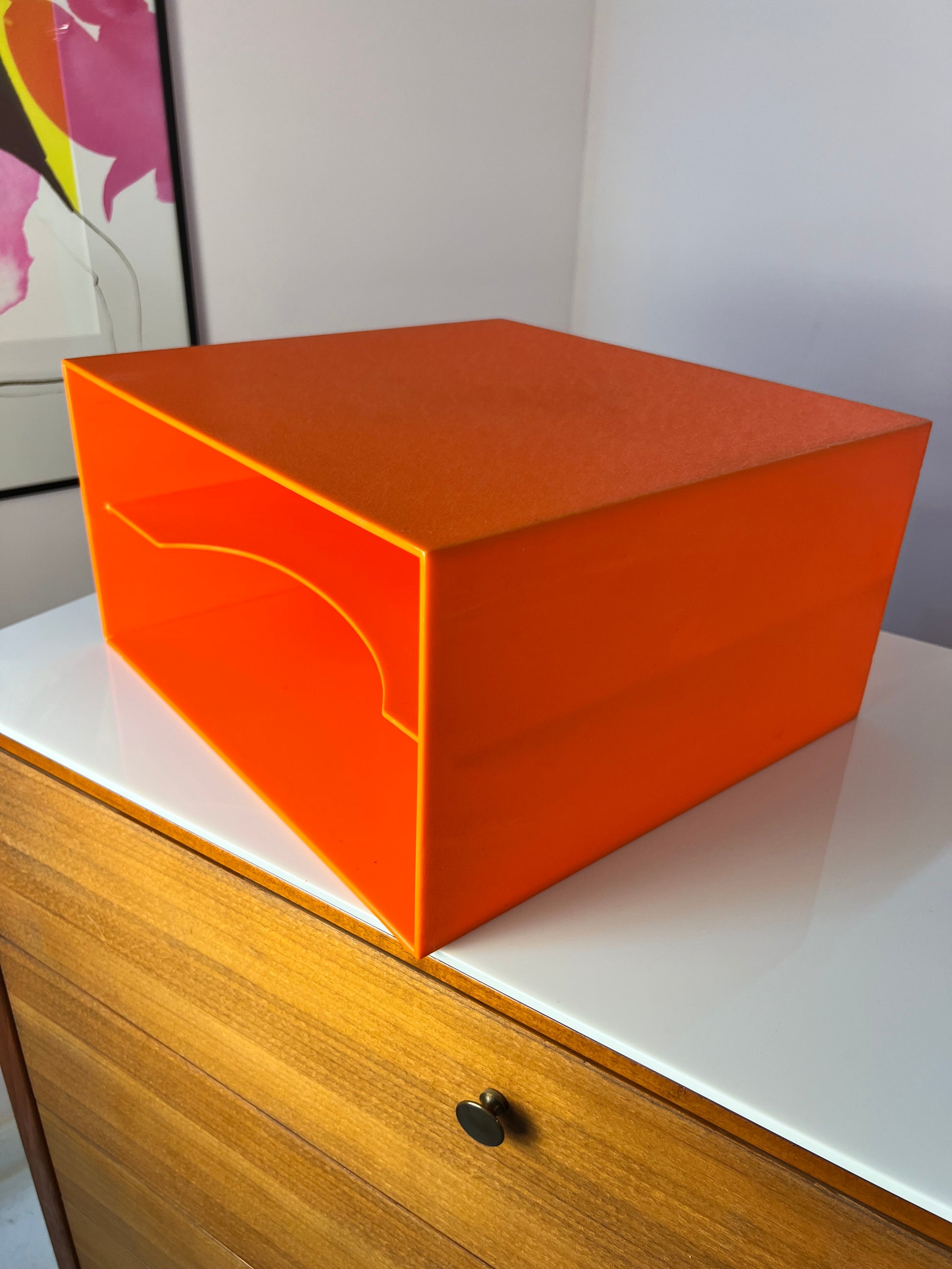 Plattenregal Kunststoff orange Dänemark