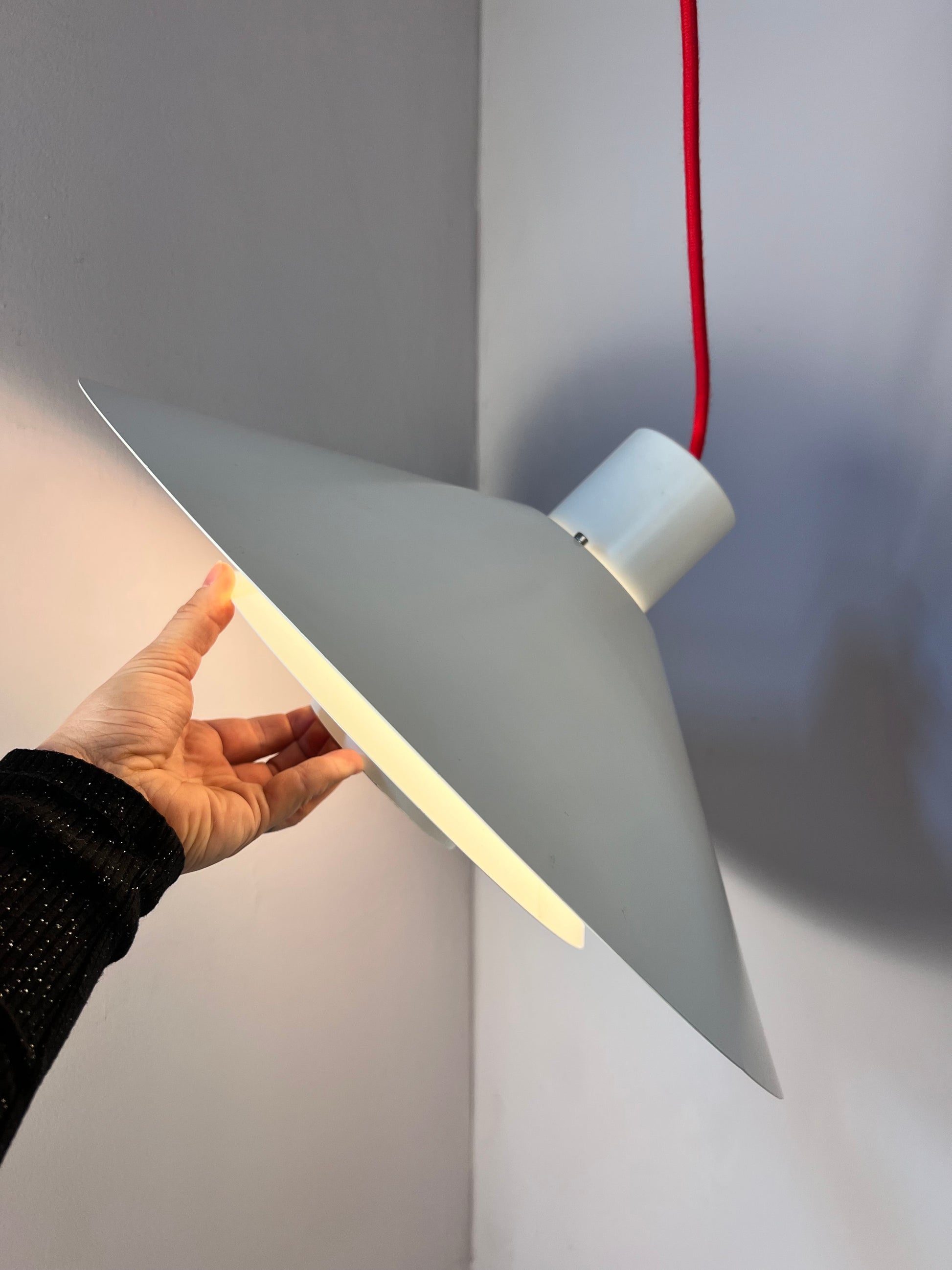 Lamellenlampe Trapez von Christian Hvidt für Nordisk Solar