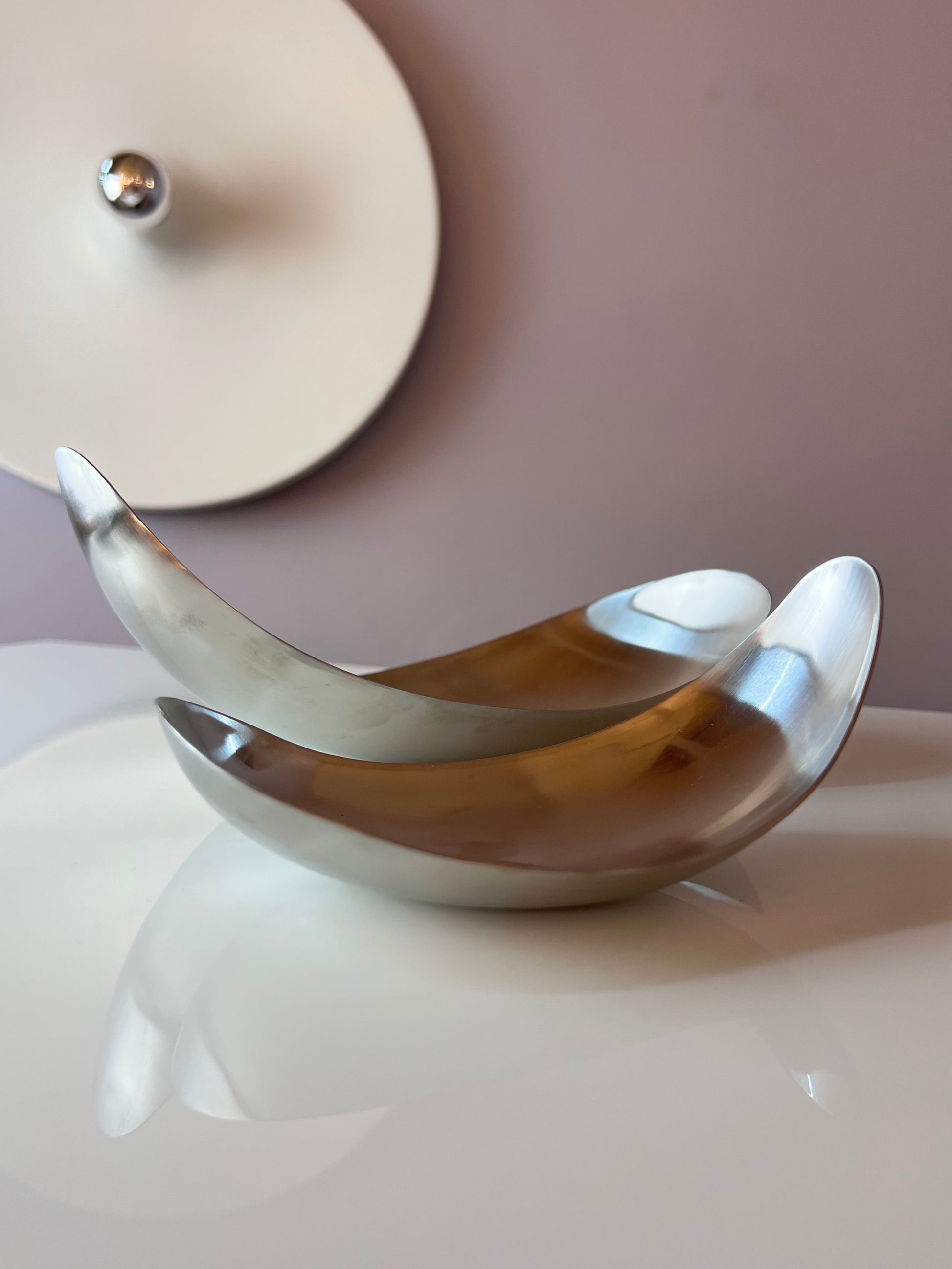 Set: Servierschalen Leaf von Helle Damkjær für Georg Jensen