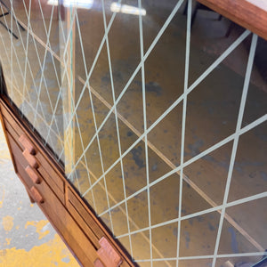 Vitrinenschrank Teak aus Dänemark