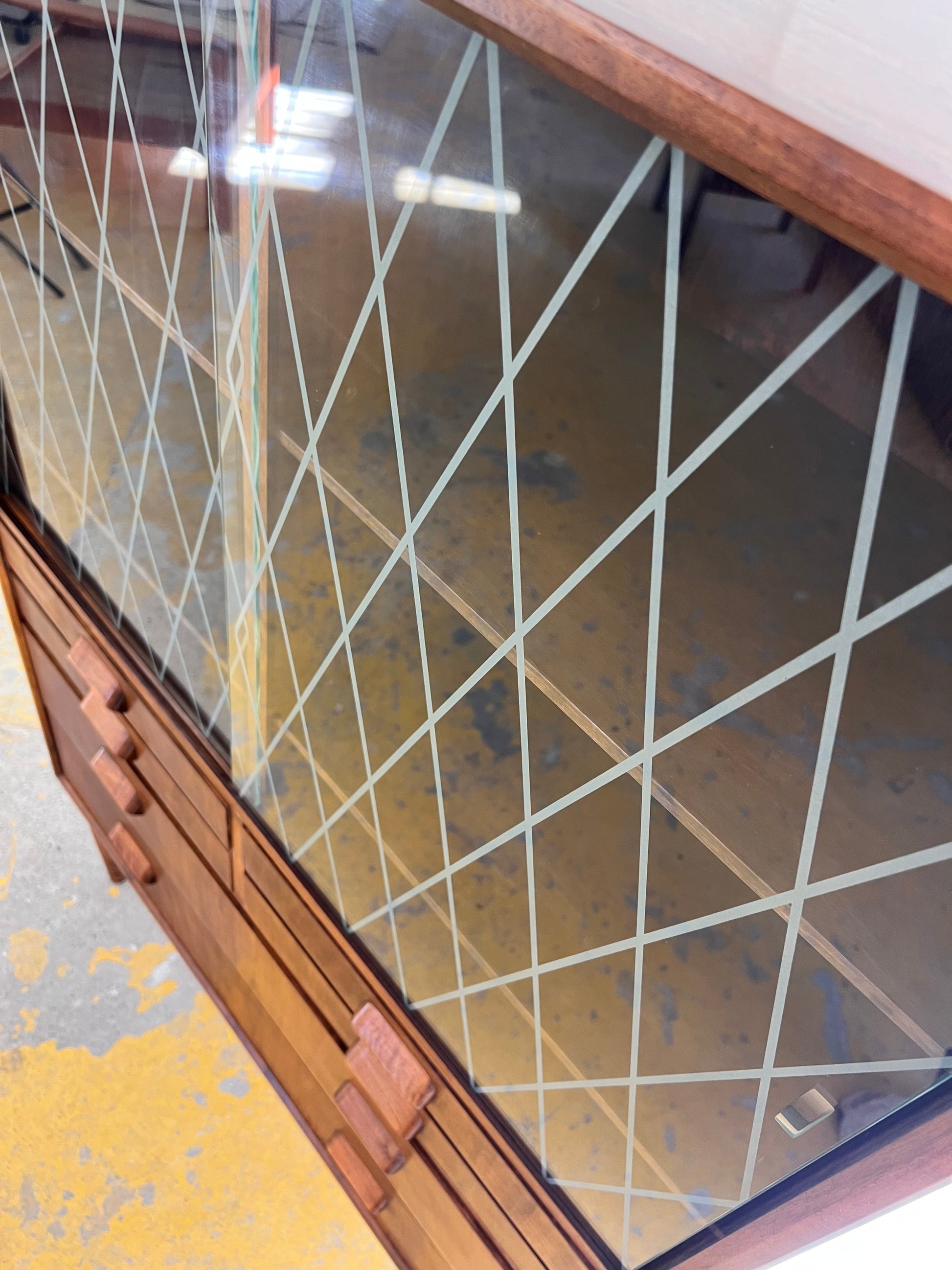 Vitrinenschrank Teak aus Dänemark