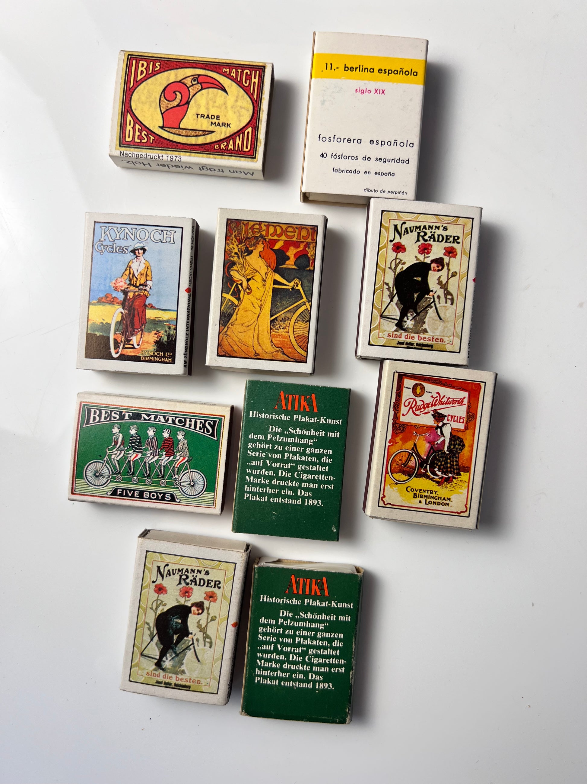 Set: Vintage Streichhölzer