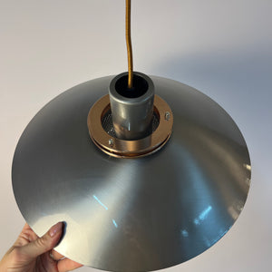 Kleine Lamellenlampe Leto silber kupfer von Top Lamper