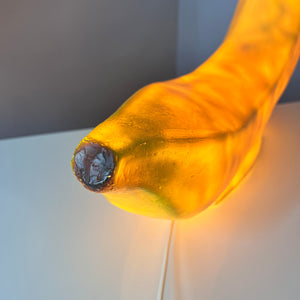 Tischlampe Popart Banane von Heico 70er West Germany