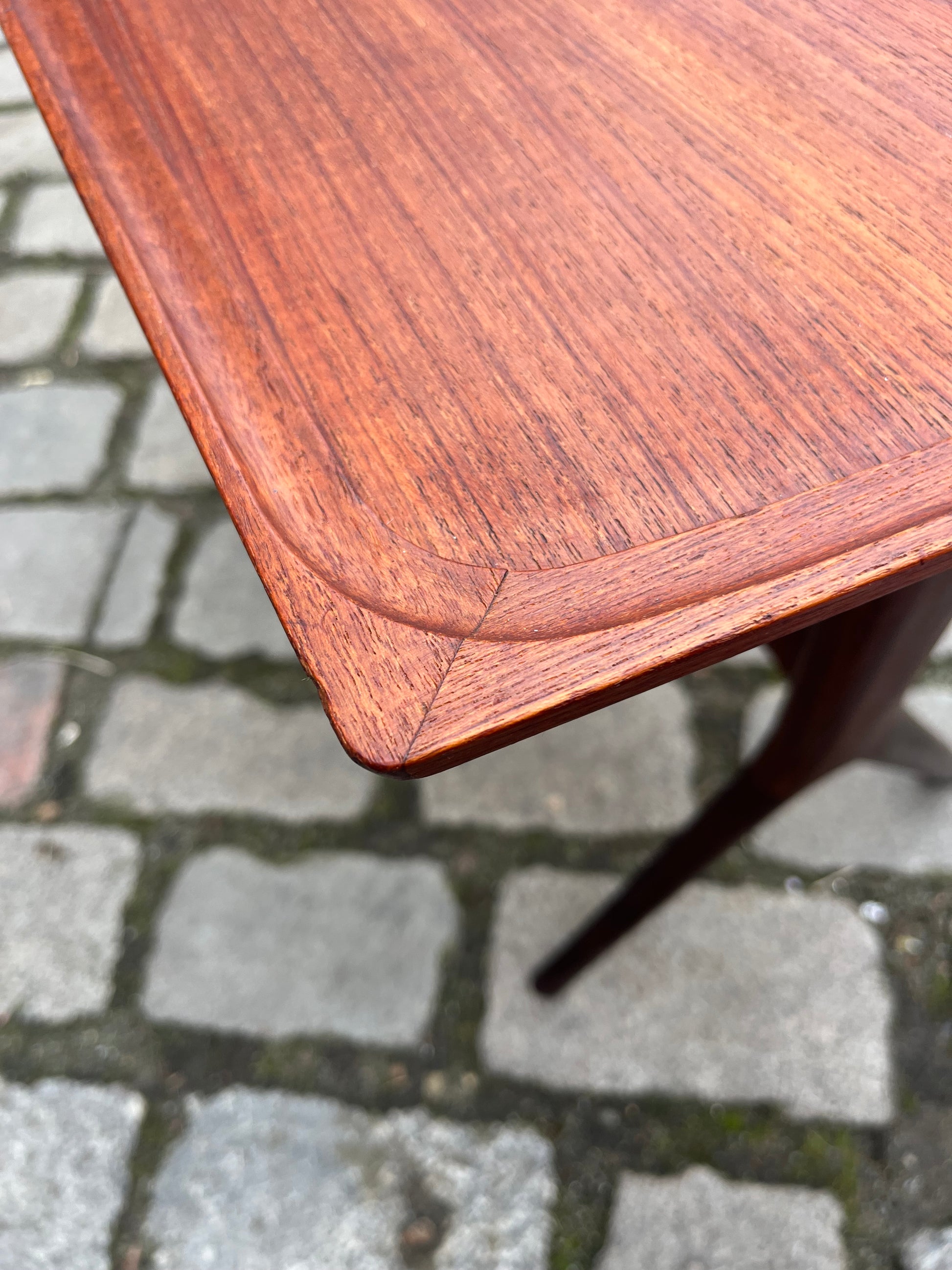 Beistelltisch Teak mit Auszug aus Dänemark
