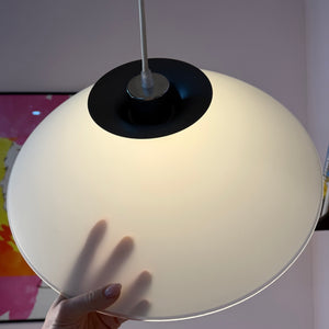 Lamellenlampe Typ T1648 Milchglas von Belid