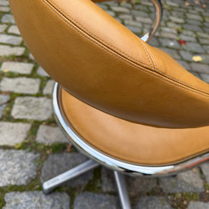 Drehstuhl Chrom Leder von Olymp