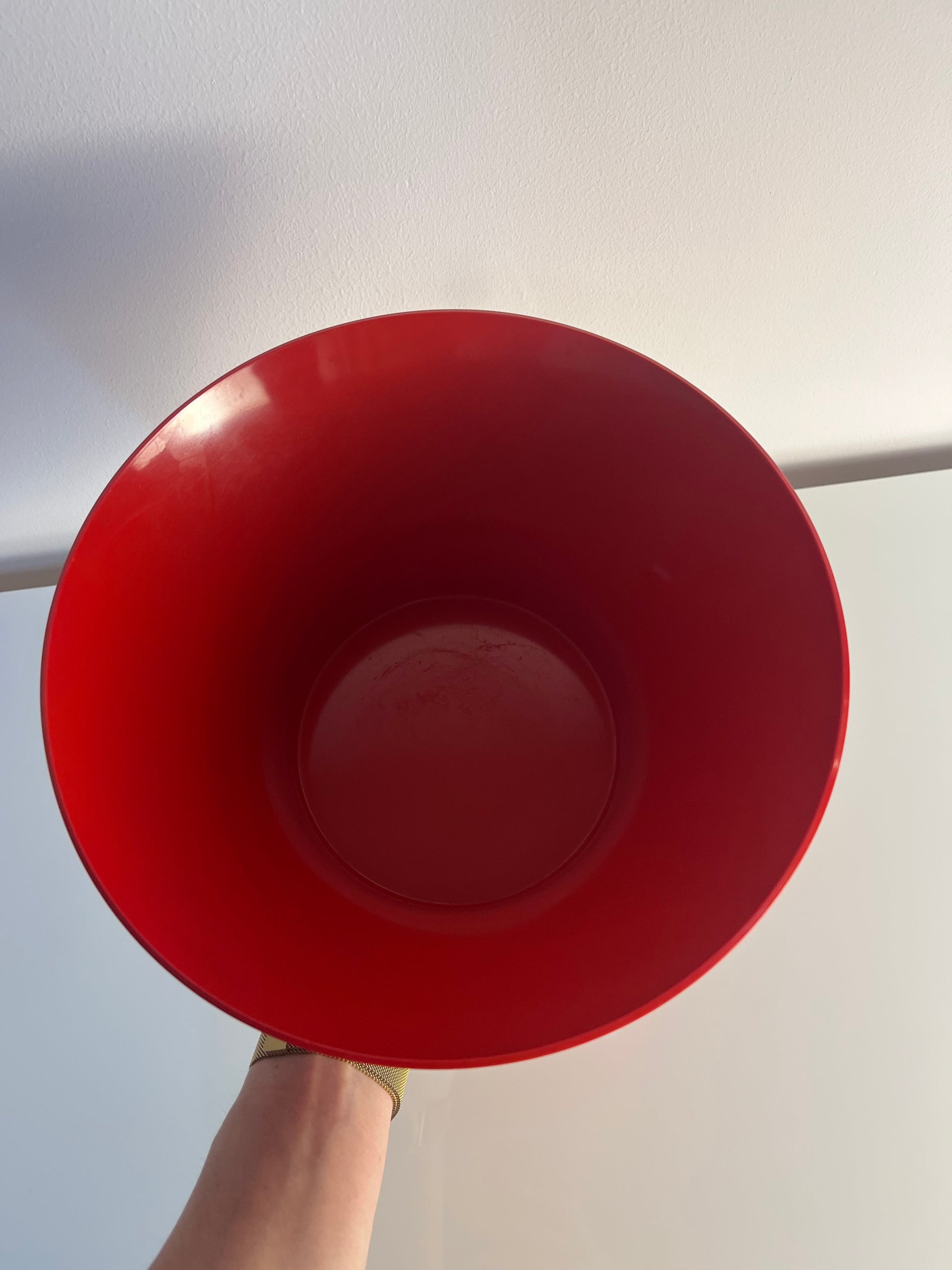 Schüssel groß rot von Henning Koppel für Ørskov Design
