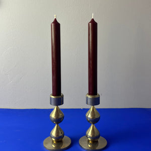 Kerzenständer vergoldet von Hugo Asmussen für Asmussen Design