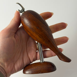 Flaschenöffner Vogel Teak