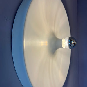 Wandlampe Diskus 50 cm weiß von Charlotte Perriand für Honsel
