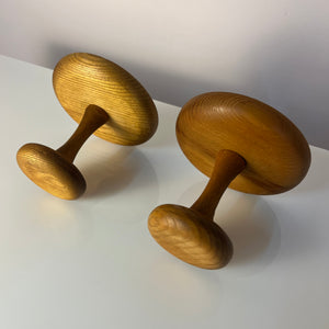 Set: 2x Wandhaken Eiche