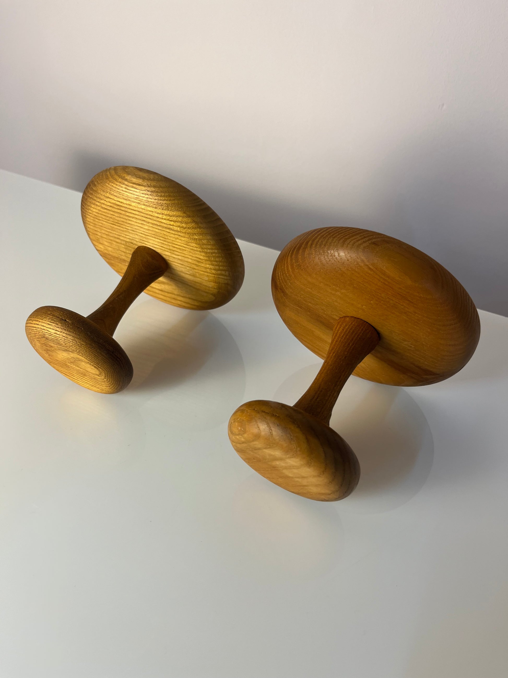 Set: 2x Wandhaken Eiche