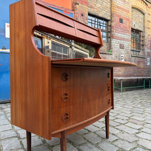 Sekretär Teak von Gunnar Falsig für Holstebro Møbelfabrik