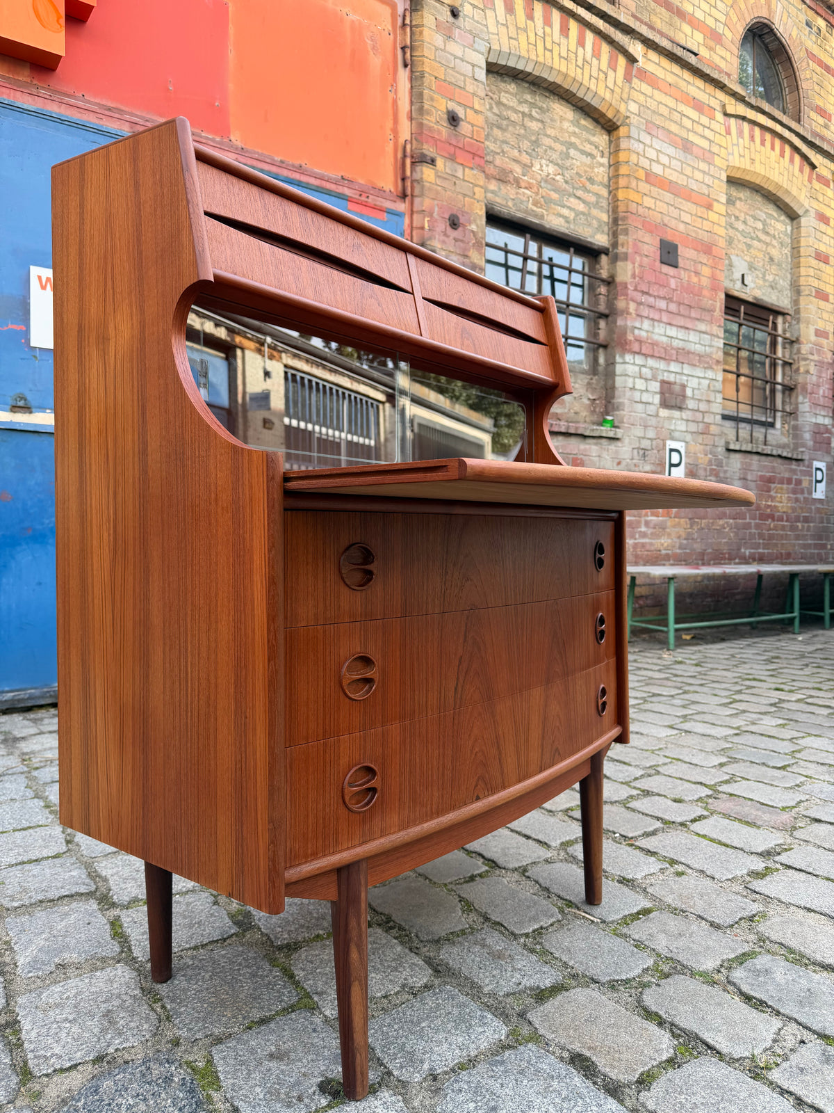 Sekretär Teak von Gunnar Falsig für Holstebro Møbelfabrik