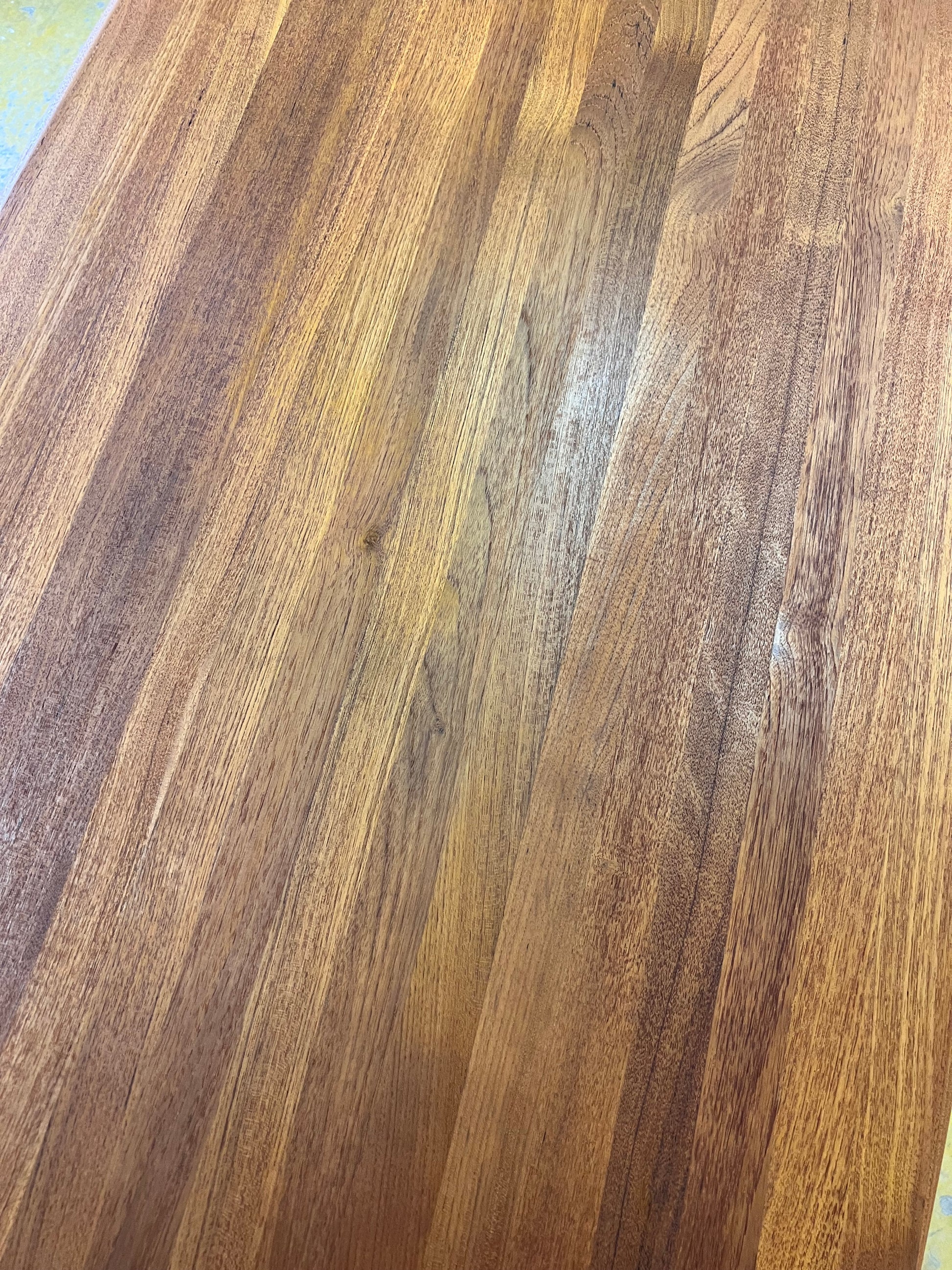Esstisch Teak mit Metallbeinen