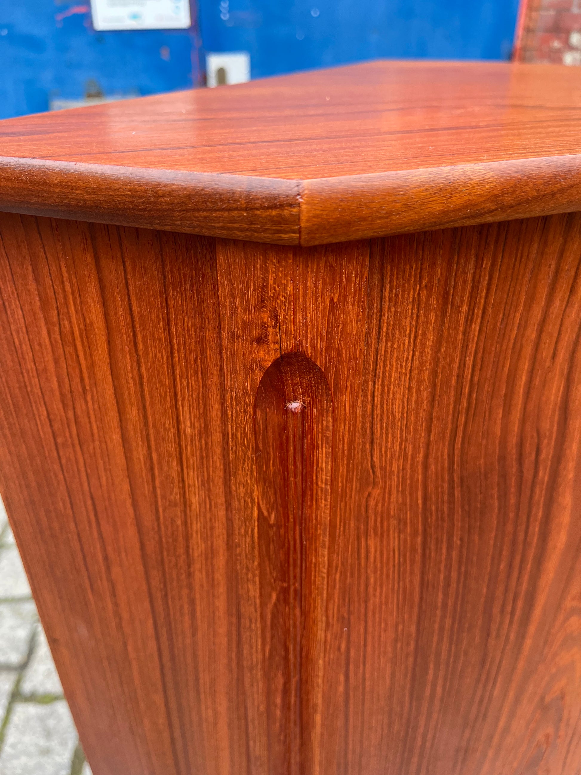 Eckschrank Teak von Aulum Møbelfabrik