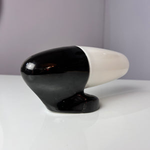 Wandlampe Model 6065 schwarz von Wilhelm Wagenfeld für Lindner