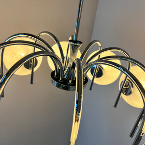 Kronleuchter mit 10 Kugeln von Richard Essig für Hustadt