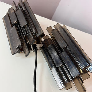 Set: 2x Wandlampe graubraun von Claus Bolby