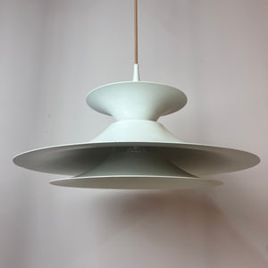 Lamellenlampe 'Radius' weiß von Erik Blaslev für Fog & Mørup