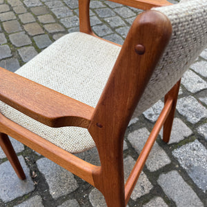 Armlehnstuhl Teak Wolle von Erik Buch für Nova Møbler