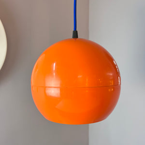 Kugellampe Kunststoff orange