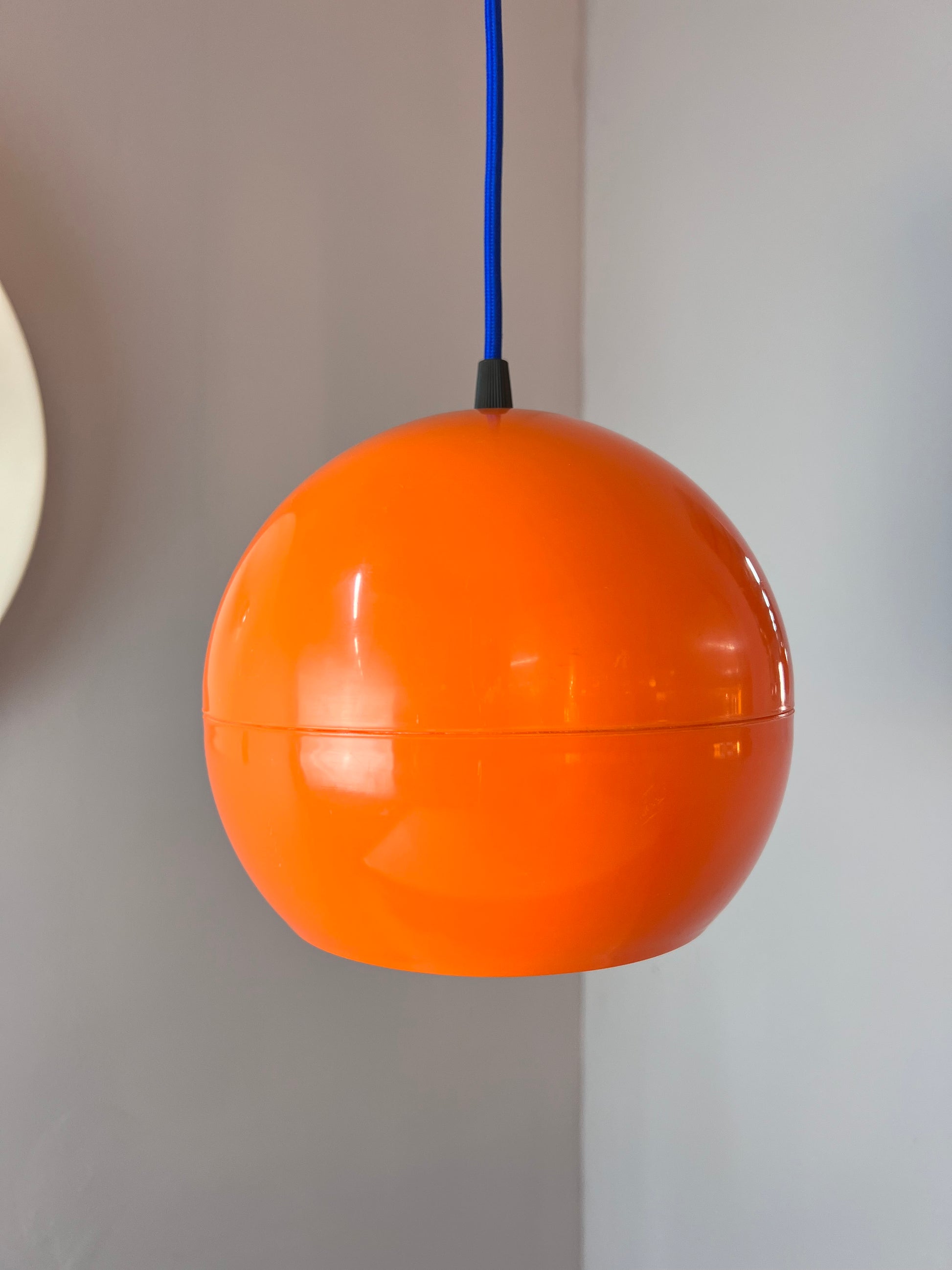 Kugellampe Kunststoff orange